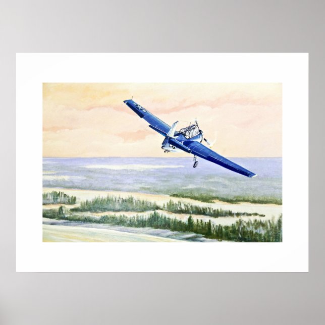 Vintages Luftfahrzeug Poster (Vorne)