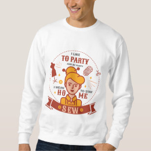 Vintages lustiges Quilter Geschenk für Näherin u Sweatshirt