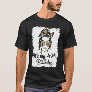 Vintages Mädchen Es ist mein 49. Geburtstag Happy T-Shirt