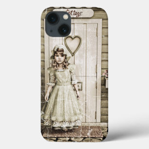 Vintages Mädchen gepflegt eine Retro-Hütte Case-Mate iPhone Hülle