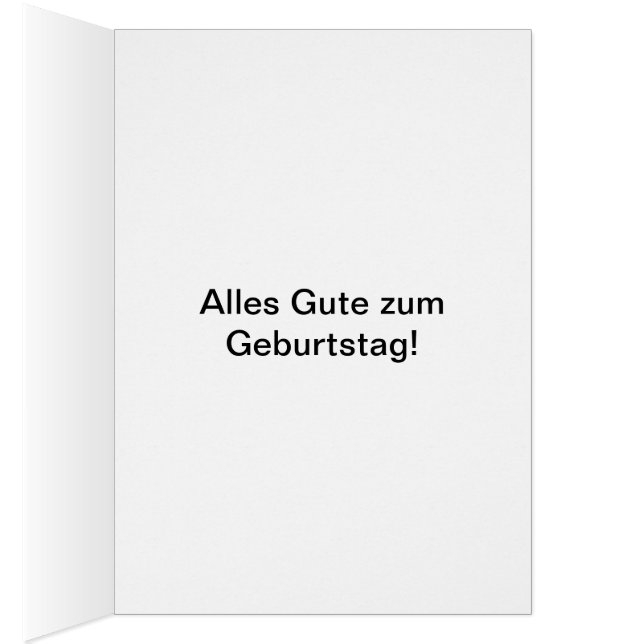 Vintages Mädchen mit Hühnern, Alles Gute zum Gebur (Innen (Rechts))