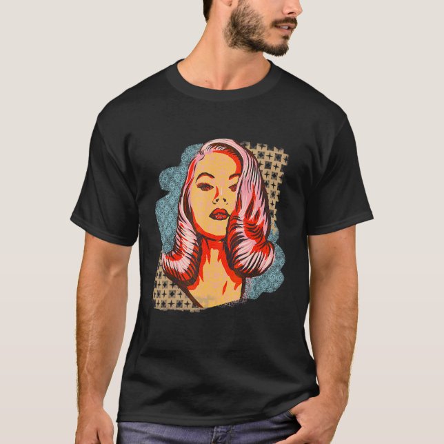 Vintages Mädchen T-Shirt (Vorderseite)