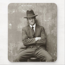 Vintages Mafia-Gangster-Poster Mousepad