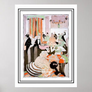 Vintages Magazin Illustration Anti Suffragettes Poster