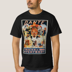 Vintages Magisches Poster, Dante der Magier T-Shirt