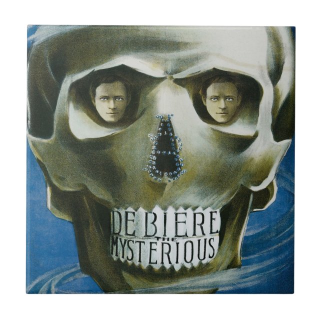 Vintages Magisches Poster, De Biere das Mysteriöse Fliese (Vorderseite)