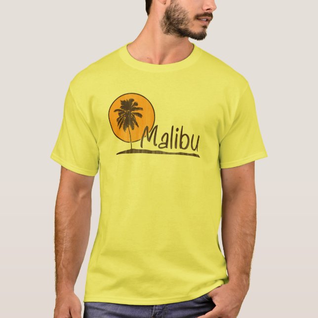 Vintages Malibu T-Shirt (Vorderseite)