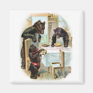 Vintages Märchen Klassischer 3 Bärenmagnet Magnet