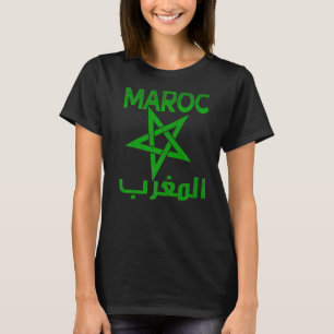 Vintages Marokko I Liebe Marokko Landkarte Marokko T-Shirt
