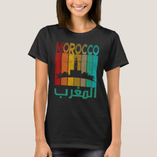Vintages Marokko Shirt I Liebe Marokko Karte Marok