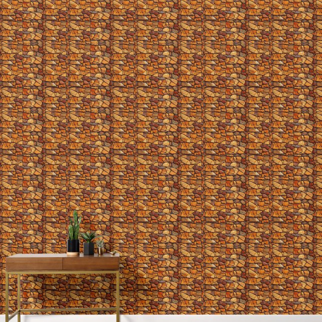 Vintages Mauerpapier Tapete (Korridor)