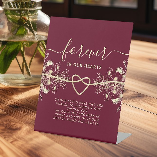 Vintages Memorial Table Pedestal Sign Sockelschild (Von Creator hochgeladen)