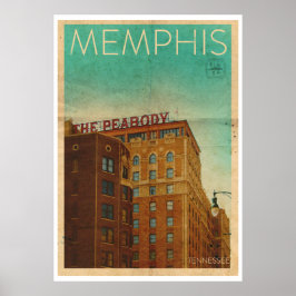 Vintages Memphis Travel Poster