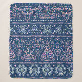 Vintages mexikanisches Vintages, nahtloses ethnisc Sherpadecke