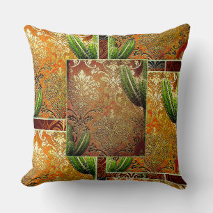 Vintages mexikanisches Wüstenmuster Kissen