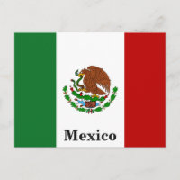 Vintages Mexiko Flaggenreise Tourismus