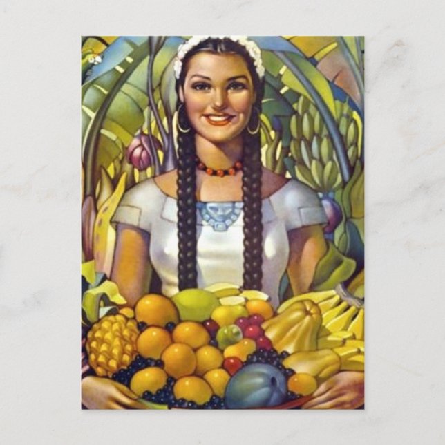 Vintages Mexiko Reisewerbung Postkarte (Vorderseite)