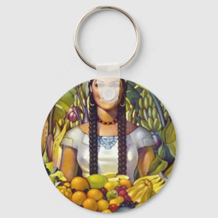 Vintages Mexiko Reisewerbung Schlüsselanhänger