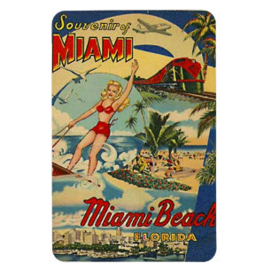Vintages Miami Beach, Florida, USA - Magnet