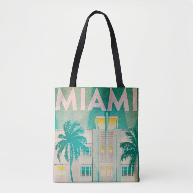 Vintages Miami, Ocean Drive Tote Bag (Vorderseite)