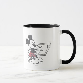 Vintages Mickey-Sketch Tasse