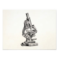 Vintages Mikroskop Illustration Retro Steampunk