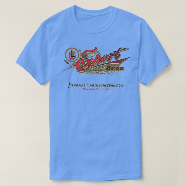Vintages Mineral Spring Brewing Biermineral T-Shirt (Design vorne)