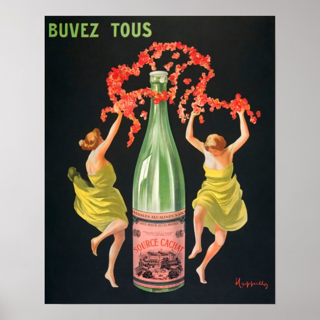 Vintages Mineralwasser durch Leonetto Cappiello Poster (Vorne)