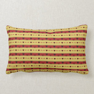 Vintages Miniherzen MoJo Throw-Kissen Lendenkissen