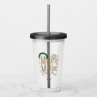 Vintages MINISTERIUM FÜR MAGIC™ Graphic Acryltrinkbecher