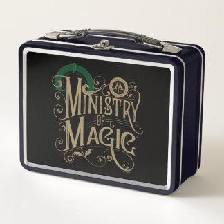 Vintages MINISTERIUM FÜR MAGIC™ Graphic Metall Brotdose