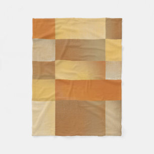 Vintages Mittelalter Modernes Orange Brown Gold Kl Fleecedecke