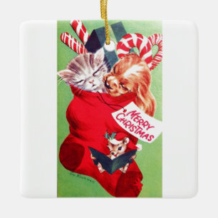 Vintages Mittelalter Schöne Babyküche Keramikornament