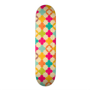 Vintages mittelalterliches Rosettemuster Skateboard