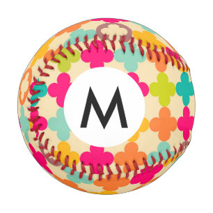 Vintages mittelalterliches Rosettenmuster Baseball