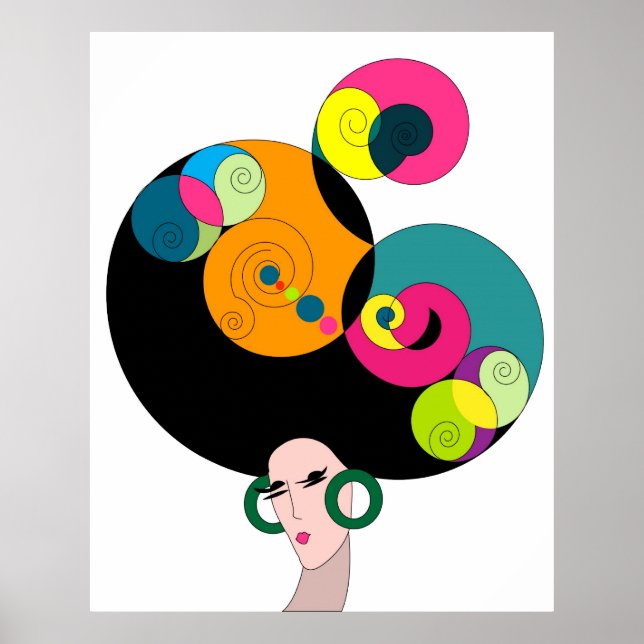 Vintages Modeposter Poster (Vorne)