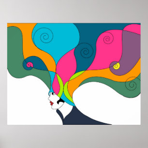 Vintages Modeposter Poster