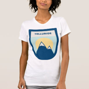 Vintages modernes Abzeichen Telluridcolorados T-Shirt