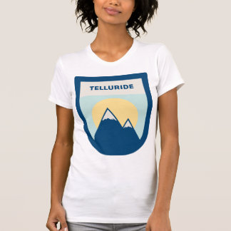 Vintages modernes Abzeichen Telluridcolorados T-Shirt