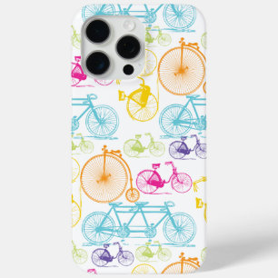Vintages modernes Bikemodell leuchtendes Neonmuste Case-Mate iPhone Hülle