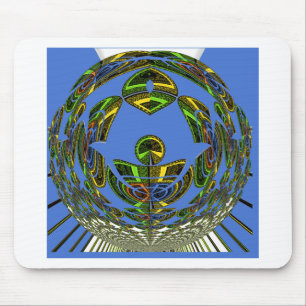 Vintages modernes Motiv Mousepad