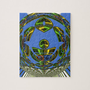 Vintages modernes Motiv Puzzle