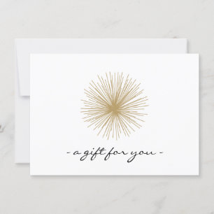 VINTAGES MODERNISTISCHES Geschenkzertifikat