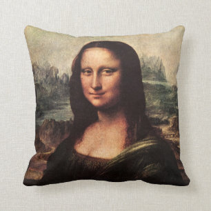 Vintages Mona Lisa Kissen Leonardo da Vinci