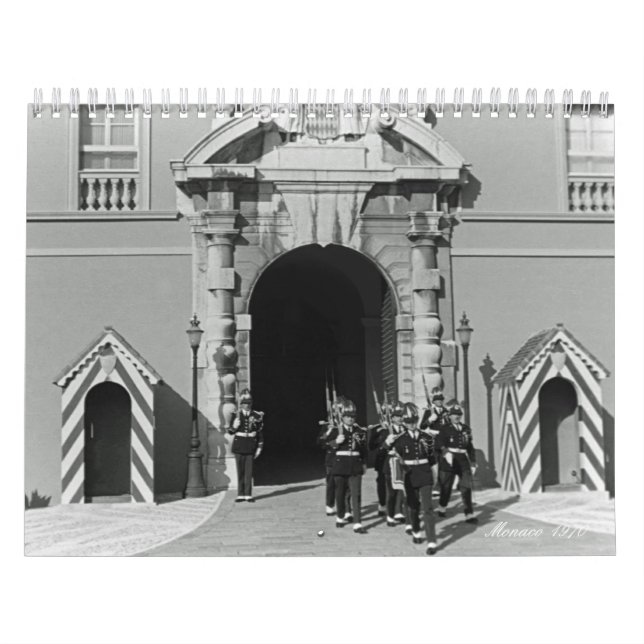Vintages Monaco 1970 Kalender (Titelbild)