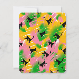 Vintages Monkey-Muster