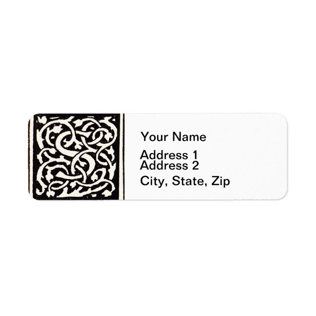 Vintages Monogram S Art Nouveau (Vorne)