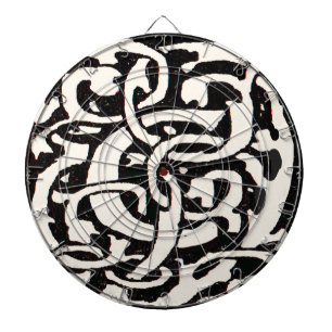 Vintages Monogramm C Jugendstil Dartscheibe