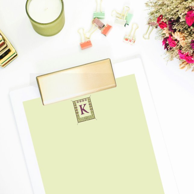 Vintages Monogramm Florrahmenpapier (Von Creator hochgeladen)