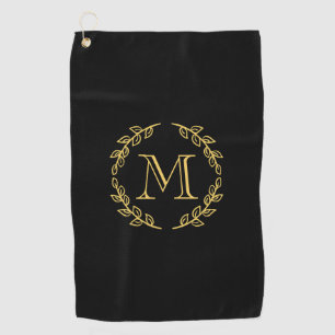 Vintages Monogramm Golfhandtuch